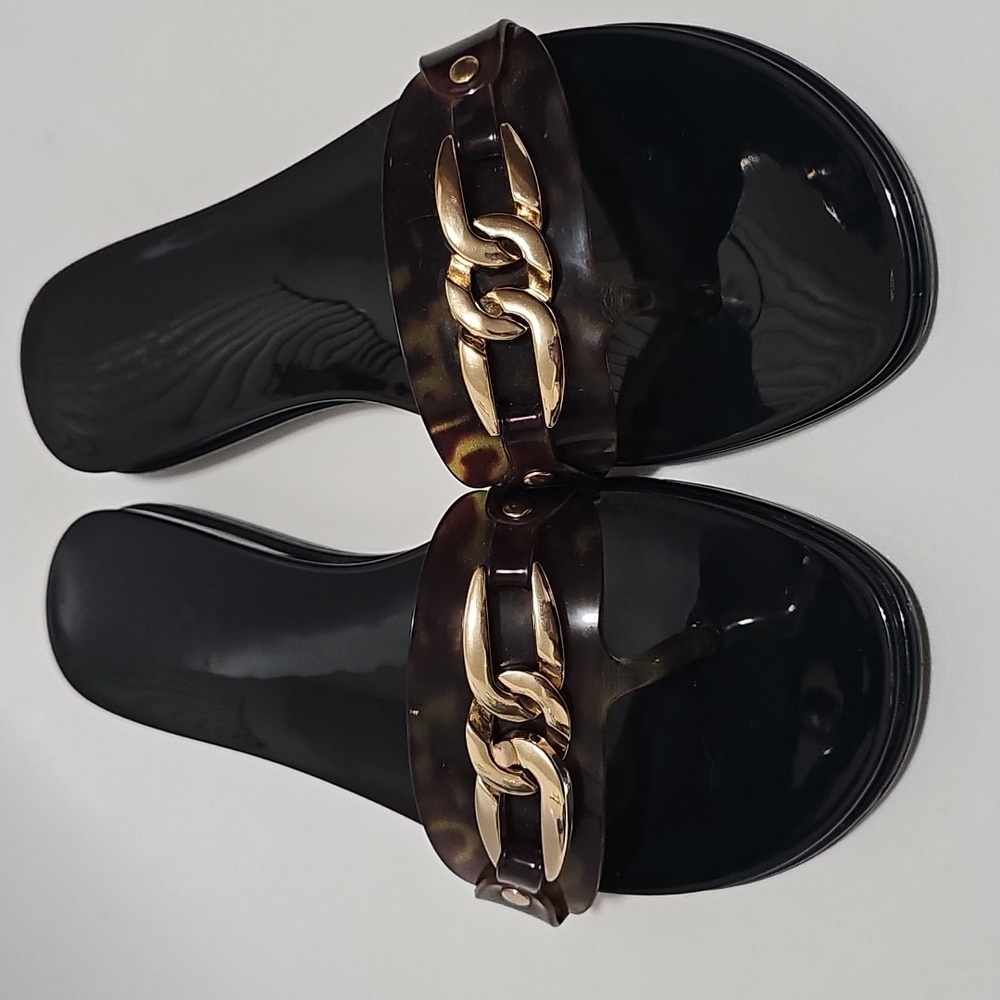 Vince Camuto Slip on Sandal Tortoise Shell size 7